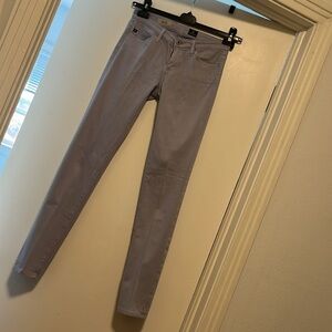 AG Adriano Goldschmied Stilt Calypso St.Barth Cigarette Soft Jeans 25R Lavender